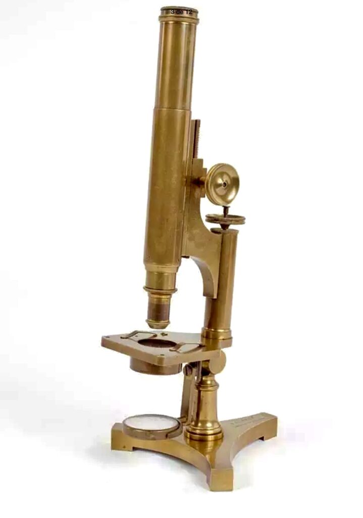 Beck & Beck monocular microscope. c.1872.
