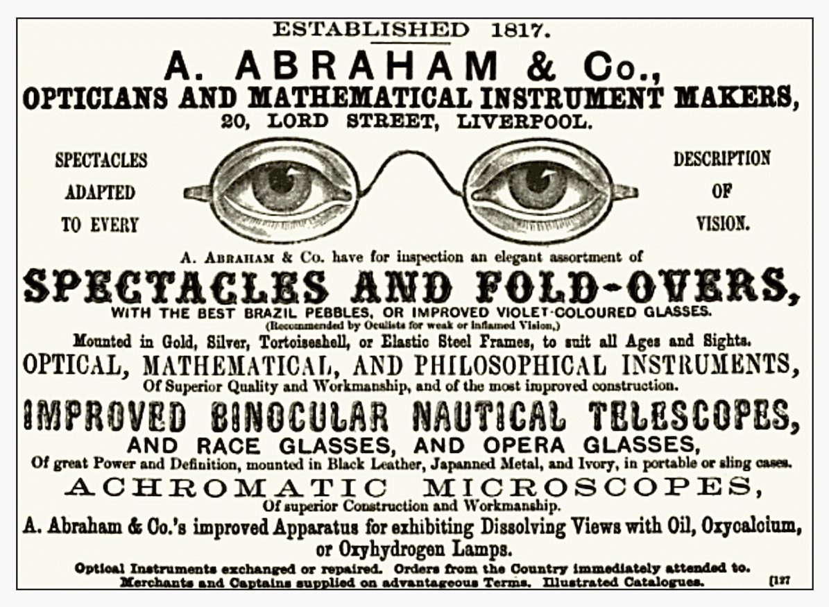 25d. Microscopio tipo Cary-Gould. Abraham & Co. Liverpool. c.1820. Grabado 2