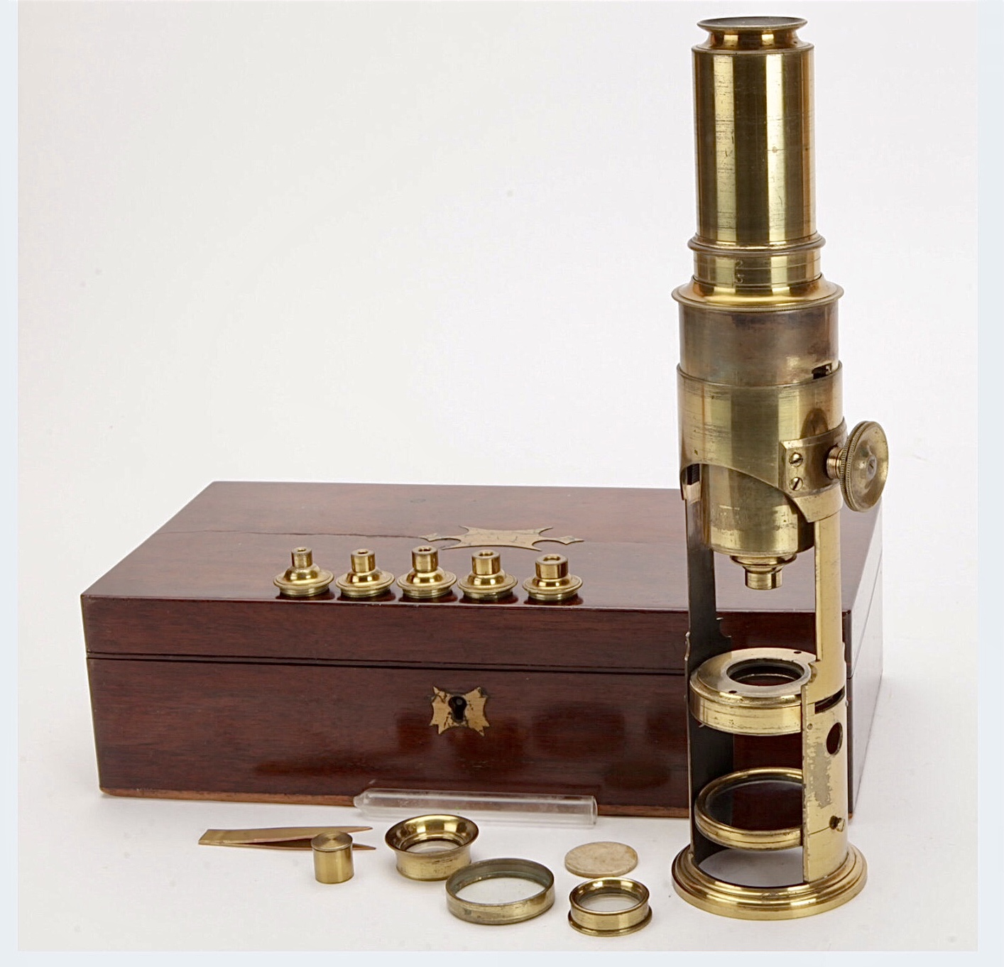 Microscopio de barril (drum). Lennie. Edimburgo. c.1857