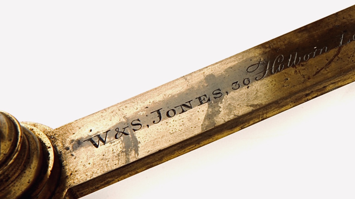45a. Microscopio mejorado (most-improved) de W & S JONES. Londres c.1798. 3