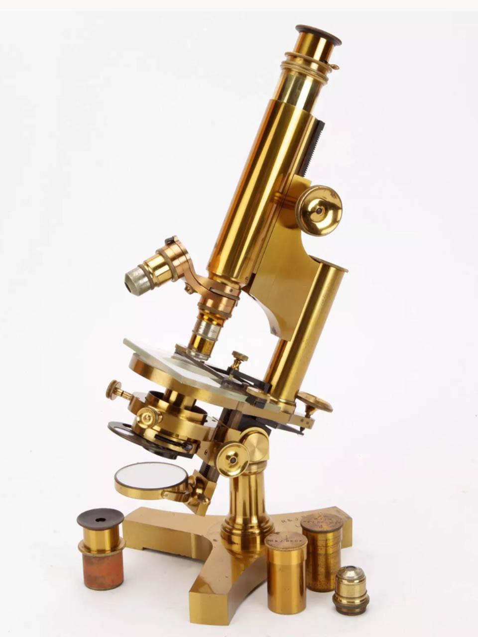 73. Microscopio monocular Beck & Beck. London y Philadelphia. 1872