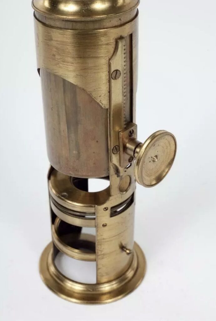 Drum microscope. Lennie. Edinburgh. c.1857