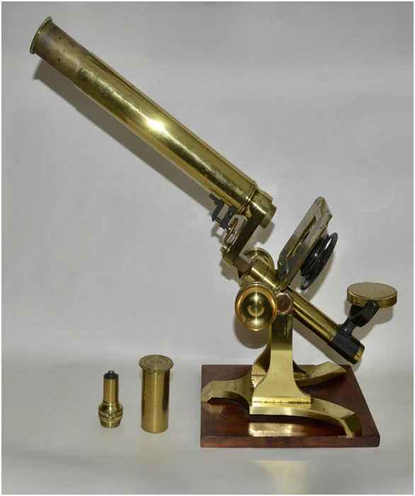 Microscopio monocular J. H. Steward. c.1770