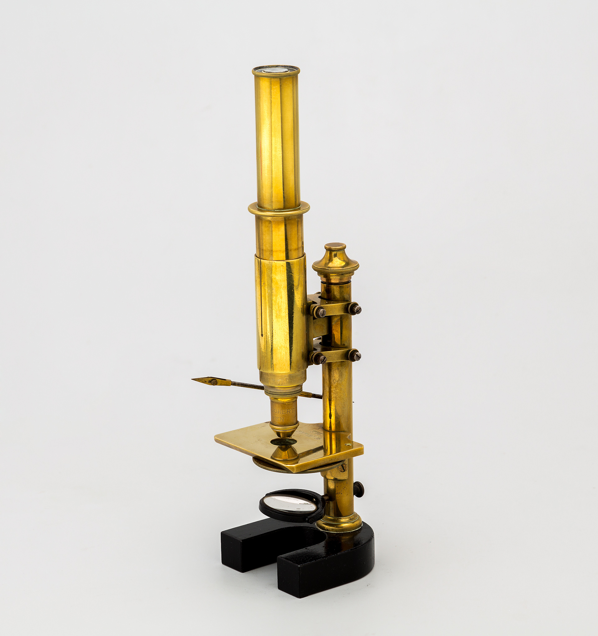Microscopio monocular Reichert. Viena. 1909