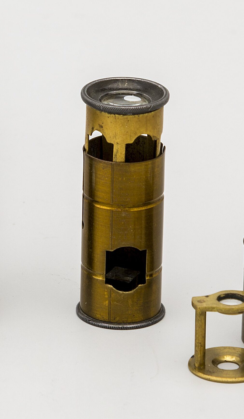 Small Aniscope compound microscope. c 1900. France